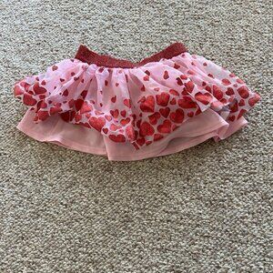🎀 Buy 2 Get 1 Free 🎀 Red Glitter Hearts Pink Size 12M